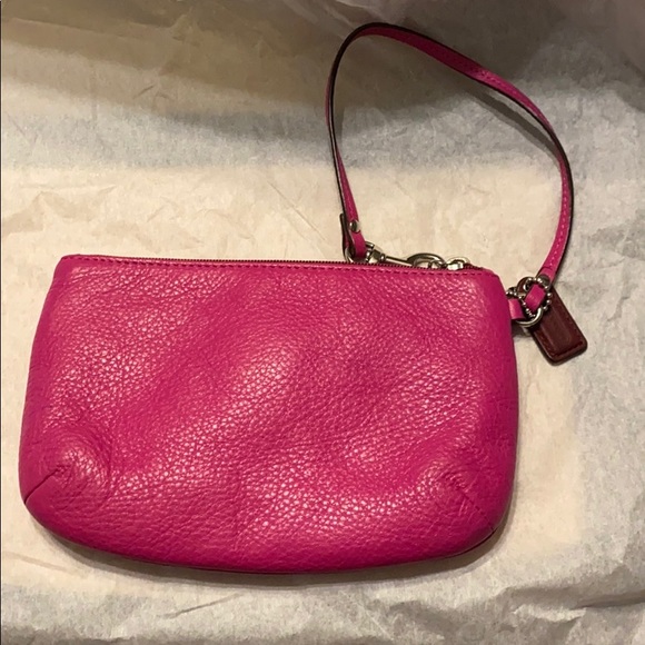 Coach pink wristlet - Picture 2 of 6